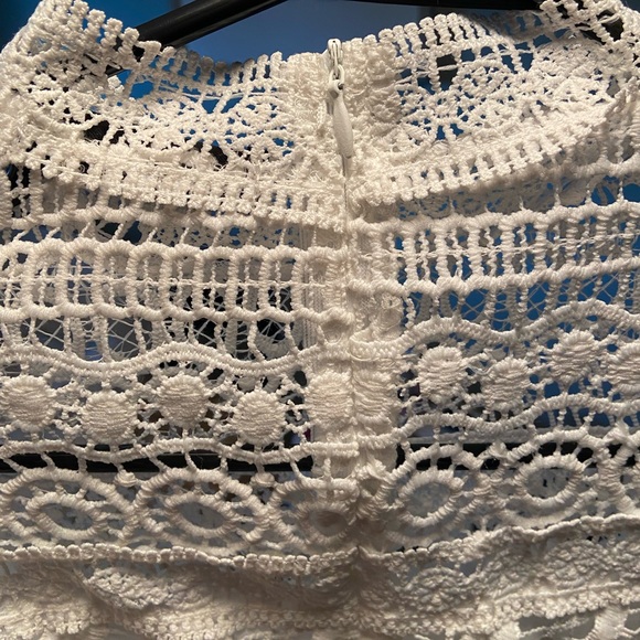 White Allover Lace Dress - Picture 3 of 8